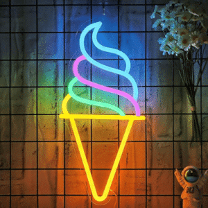 Ice cream neon sign