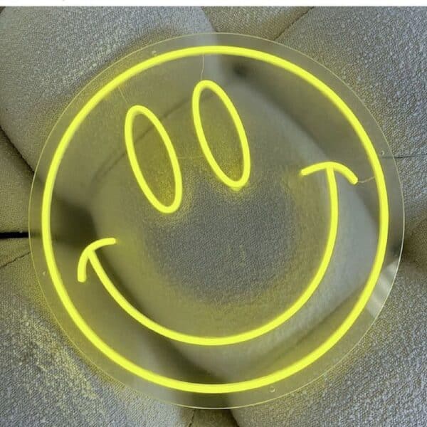 Smile Face Neon Sign