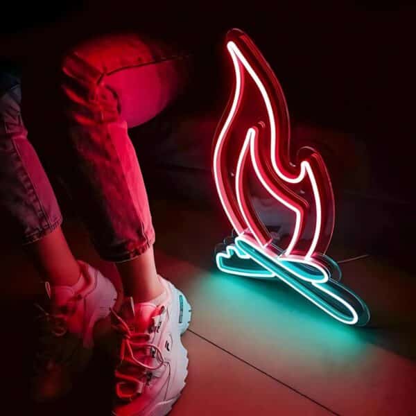 Fire Neon sign - Image 2