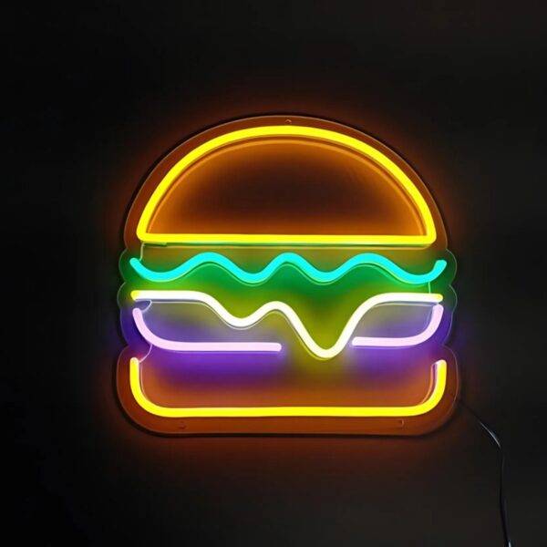 Burger Neon Sign