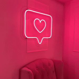 Beautiful Heart Neon Sign